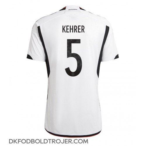 Billige Tyskland Thilo Kehrer #5 Hjemmebane Fodboldtrøjer VM 2022 Kortærmet